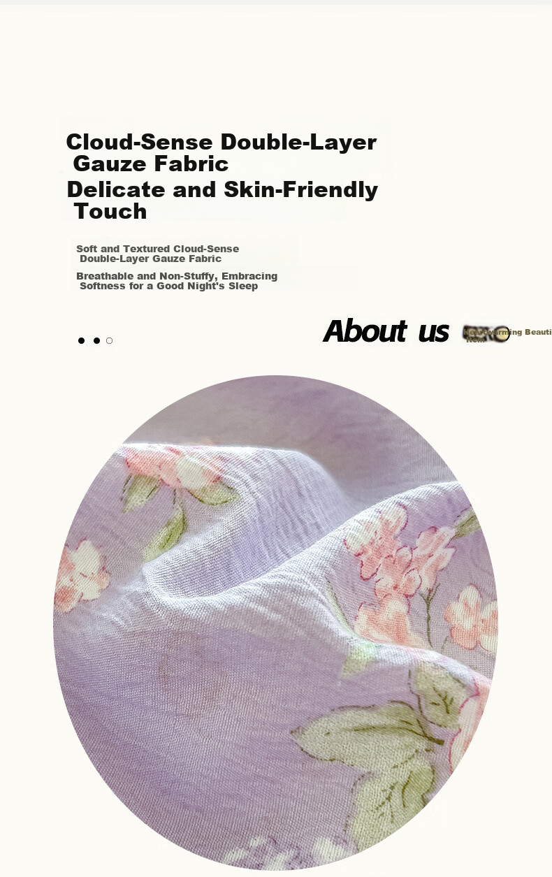 Hodo Class A Double-Layer Gauze Fitted Sheet Single Home Mattress Cover Full Wrap Protector 180*200cm Luo 5