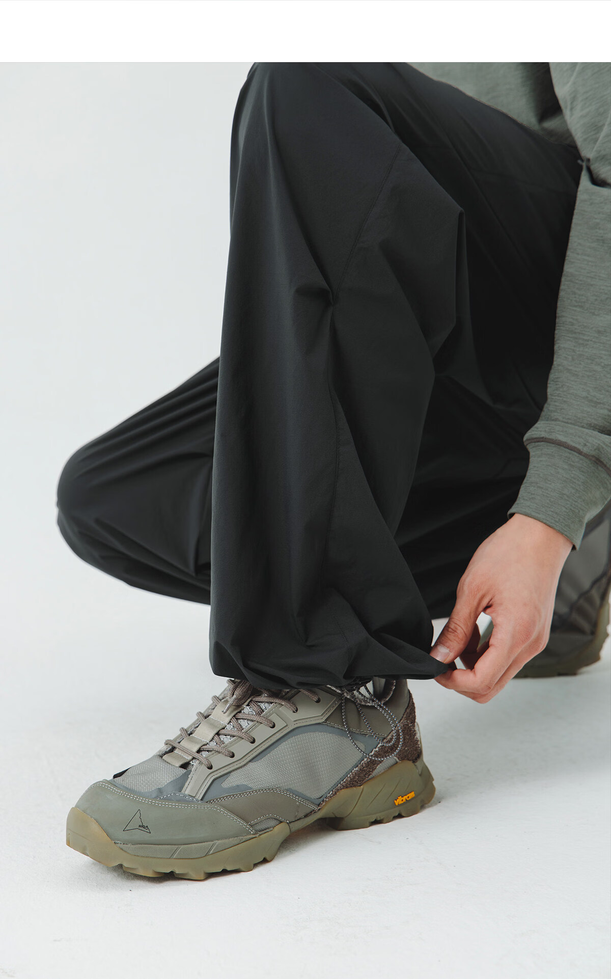 Lanqi Youyun Spring Summer Ultra-Light Ultra-Thin Antibacterial Casual Outdoor Lightweight Paratrooper Pants for Men Dark Brown M 15