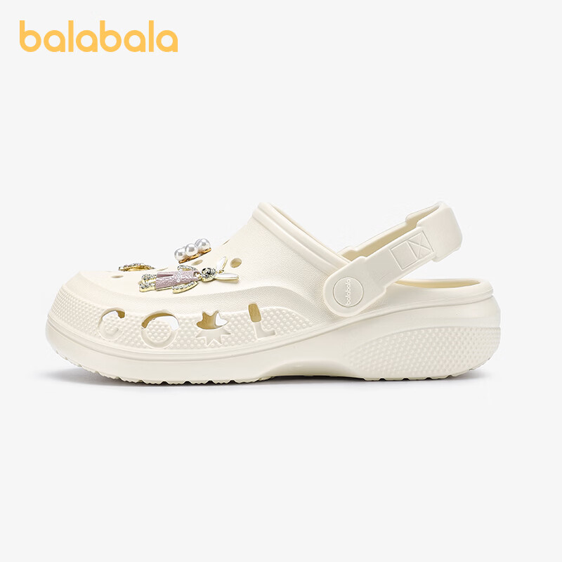 BALABALA Kids Girls Summer EVA Beach Clogs Soft Comfortable Outdoor Sandals
