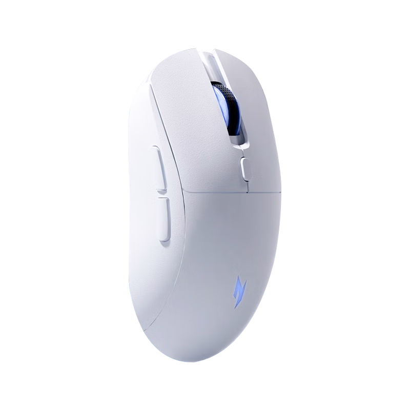 Acer Three-Mode Gaming Mouse RGB Lighting Silent Click Rechargeable Wireless Bluetooth Wired Ergonomic E-sports Mouse Portable OMR319 White