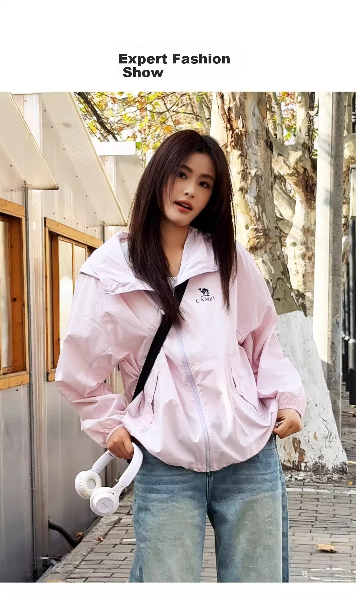 CAMEL Dilireba Same Style Original Yarn Sun Protection Jacket 2026 Spring Summer New Cool Heat-Shielding UV Protection Coat 1