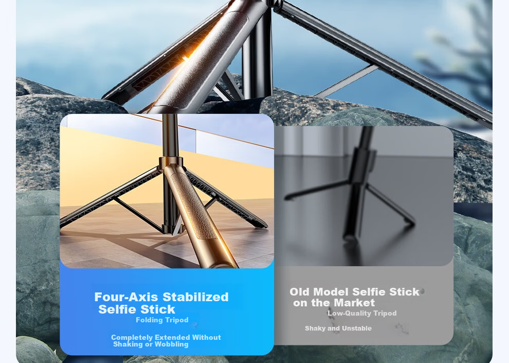 Jingxuan JD Self-Owned Brand [1.8m] Selfie Stick Handheld Boom Tripod Mobile Phone Floor Stand Handheld Anti-Shake Selfie Live Streaming Tool 360-Degree Photo Handle 19