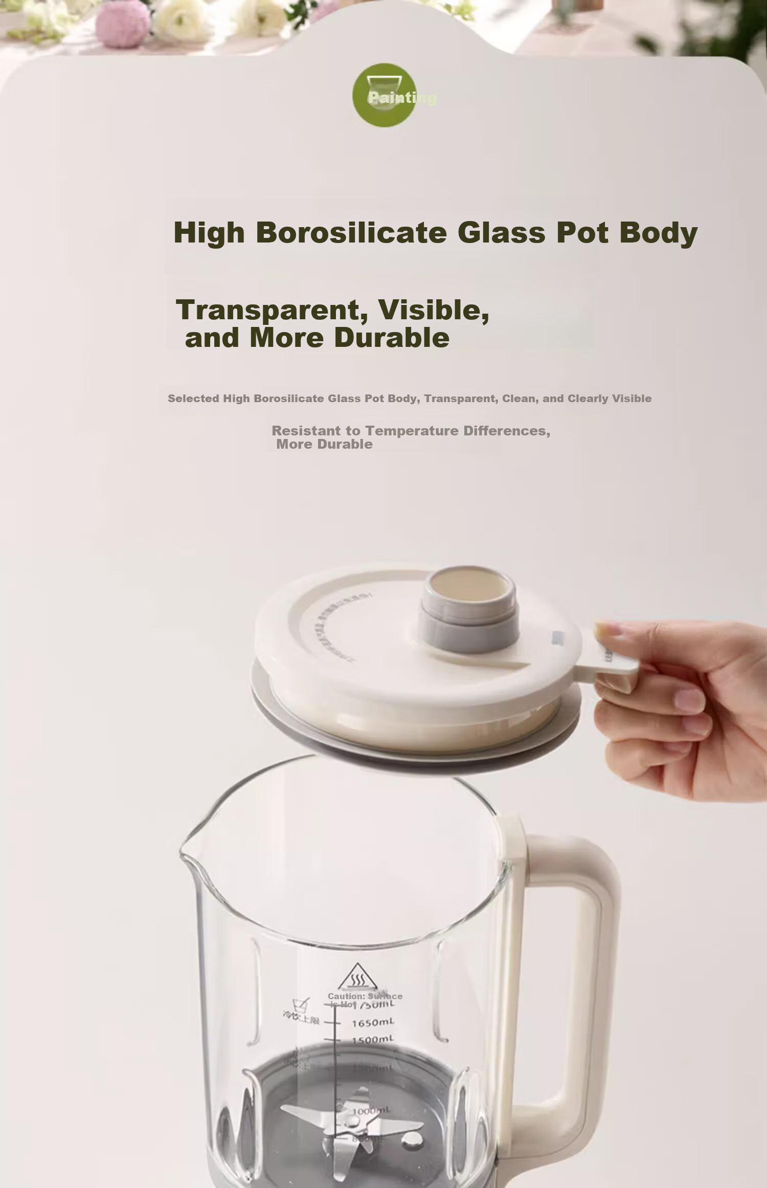 AUX 1.2L Titanium Blade Multifunctional Household Blender Soy Milk Maker Juicer 2025 New Model Small Grain Grinder Food Processor 26