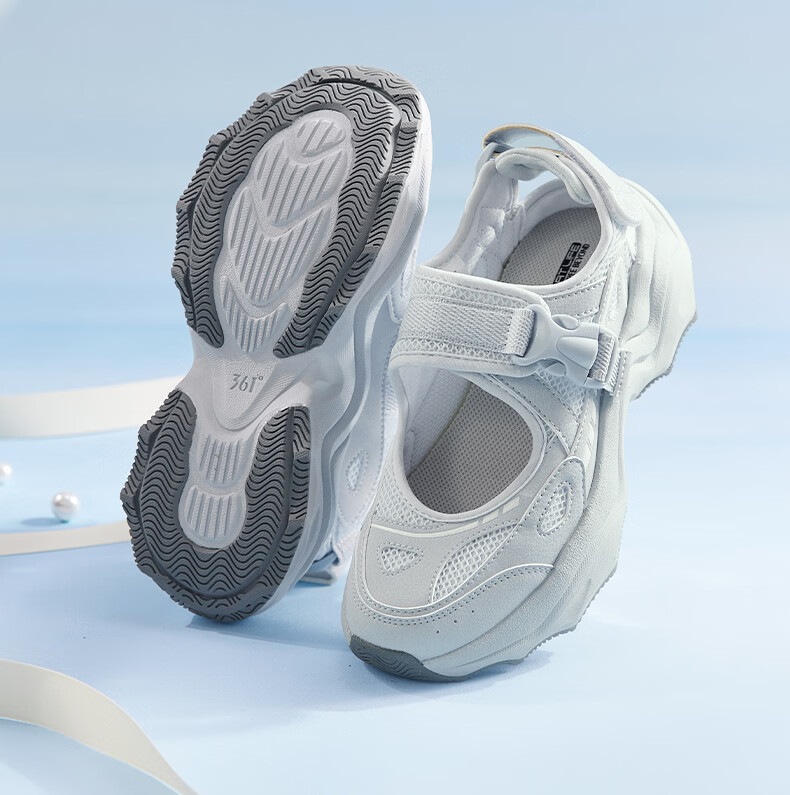 361° Women's Summer Sports Outdoor Dumpling Sandals Casual Shock-Absorbing Soft Sole Water Shoes 682626776-1 21