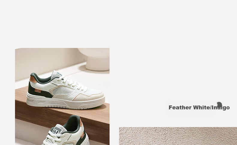 361° Men's Sports Shoes Soda Autumn Mesh Breathable Lightweight White Sneakers 672516626-4 18