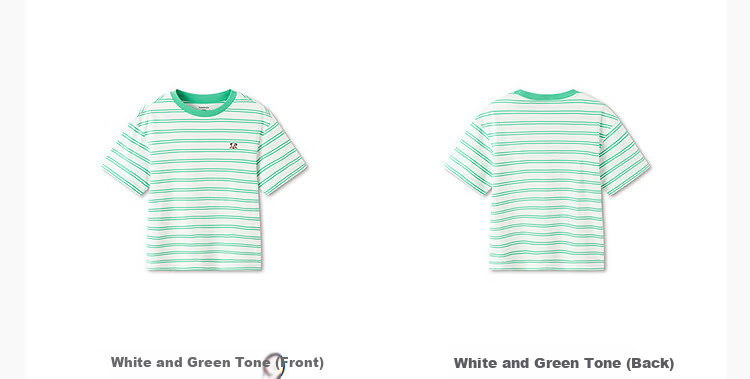 Balabala [balaOne] Kids Short Sleeve T-Shirt Boys Girls 2026 Summer Striped Quick-Dry Parent-Child 10