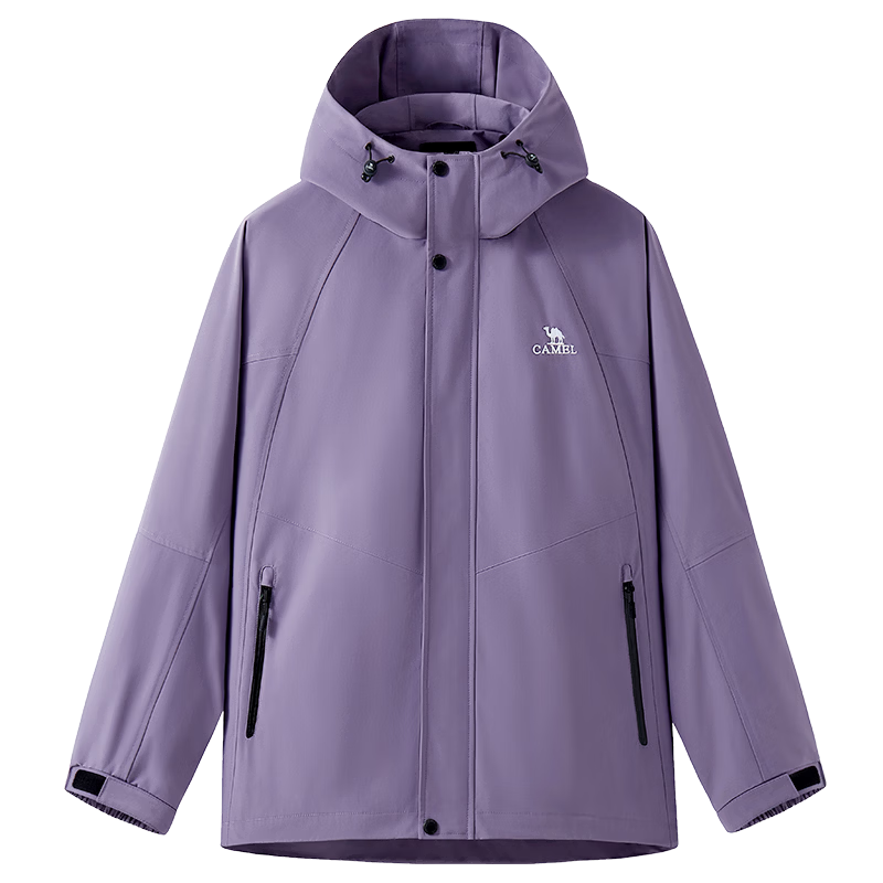 Camel Mountain and Sea Jacket Unisex Windproof Casual Sports Outdoor Hiking Coat Spring Autumn M13CA6V040