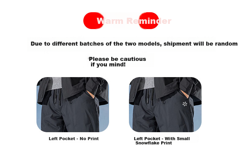 YAYA Men's Winter Thickened Waterproof Straight Down Pants, Fleece-Lined Warm Casual Outdoor Trousers 9915 1