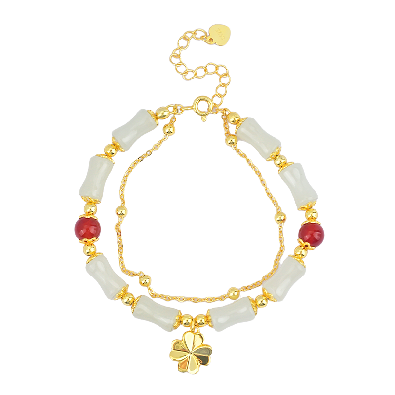 Sino Gem Women's Silver Bracelet Luxury High-End Silver Jewelry Birthday Gift Elegant Jewelry for Wife Mom Girlfriend
