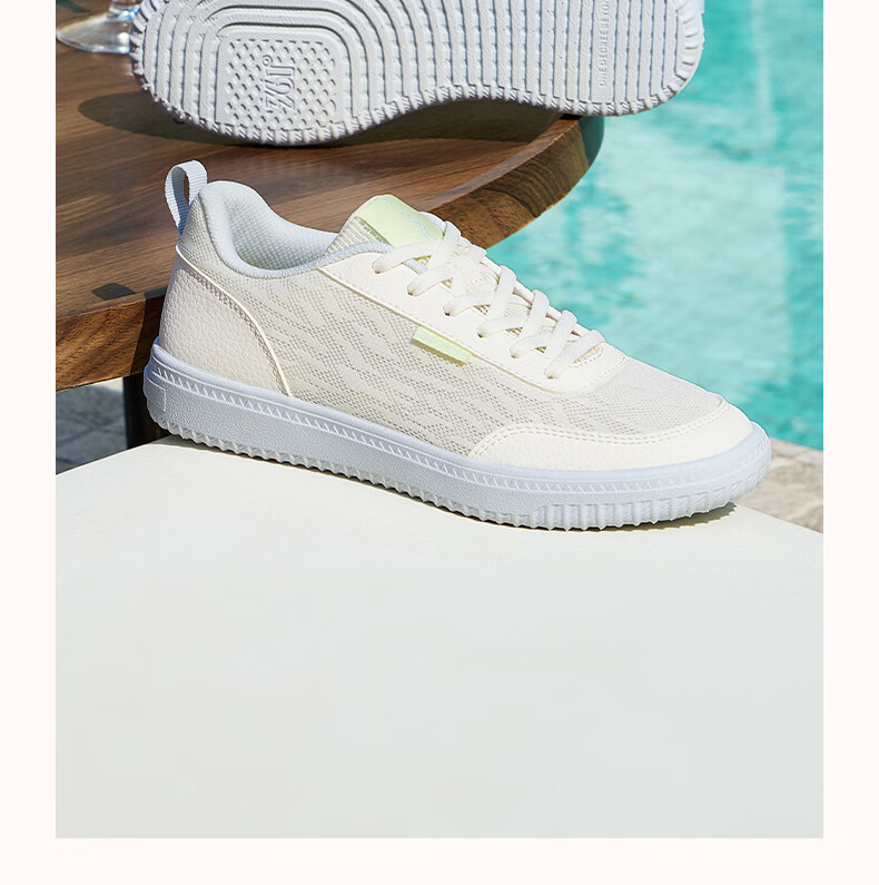 361° Women's Sports Sneakers Spring Summer Breathable Trendy Casual White Shoes 682626622-1 9