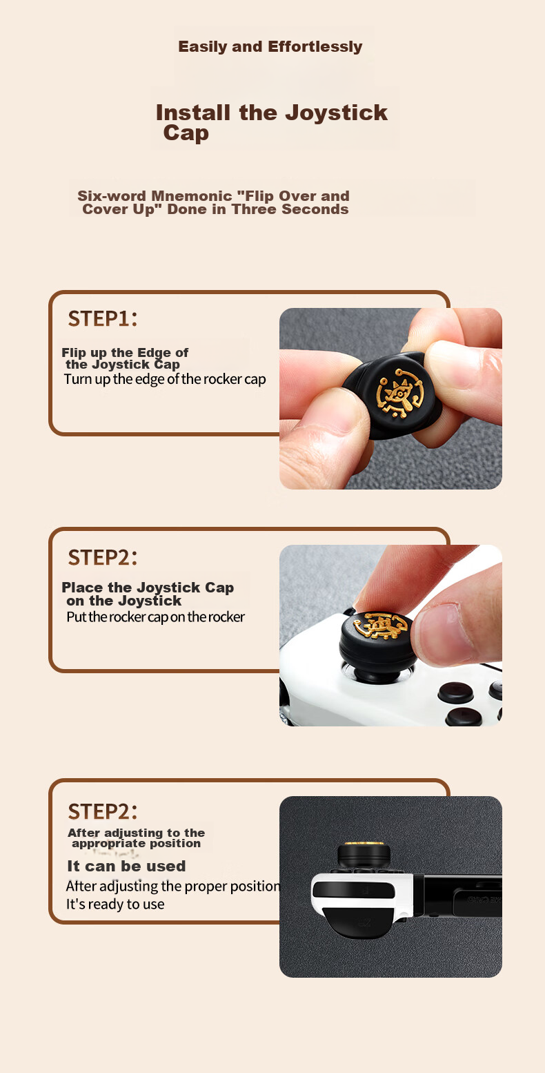 BUBM Switch Joy-Con Controller Joystick Covers, NS/OLED/Joysticks Gamepad Protective Cases, Silicone NS Game Accessories, Zelda: Breath of The Wild, Pack of 6 9