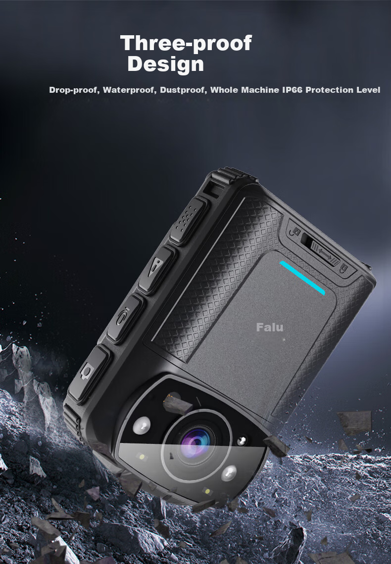 Falu Law Enforcement Recorder HD 58MP Audio Video Surveillance Device Three-Battery Long Battery Life Camera DSJ-F7 8