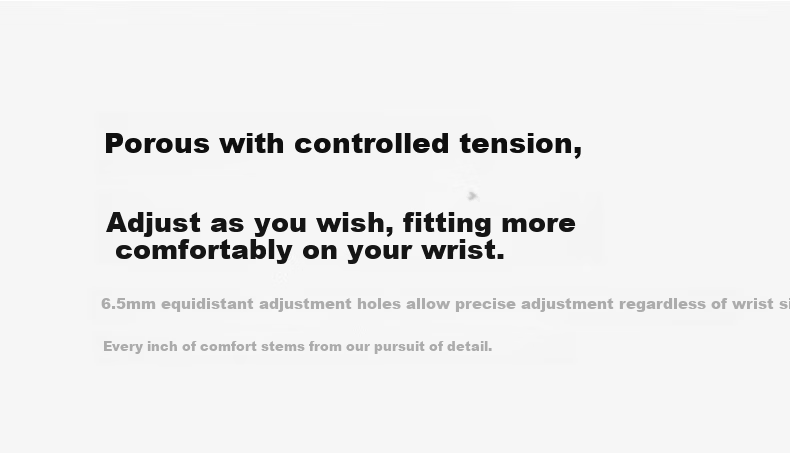 W&P Huawei Fit5 Sport Silicone Watch Band for Huawei Watch Fit5/4/3/4Pro 2025 New Breathable Liquid Silicone Pin Buckle Strap - Dynamic White 11