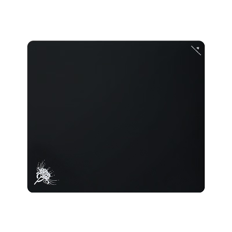 Zhenhuodu FPS Gaming Mouse Pad Solid Color Competitive Special Edition Black 360x300mm Ultra-Low Edge Locking Rubber Base (S)