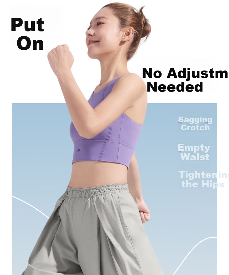 Beneunder Water-Repellent Wide-Leg Casual Pants for Women, Draped Loose Fit Sun-Protective Breathable Sports Trousers WR881 7