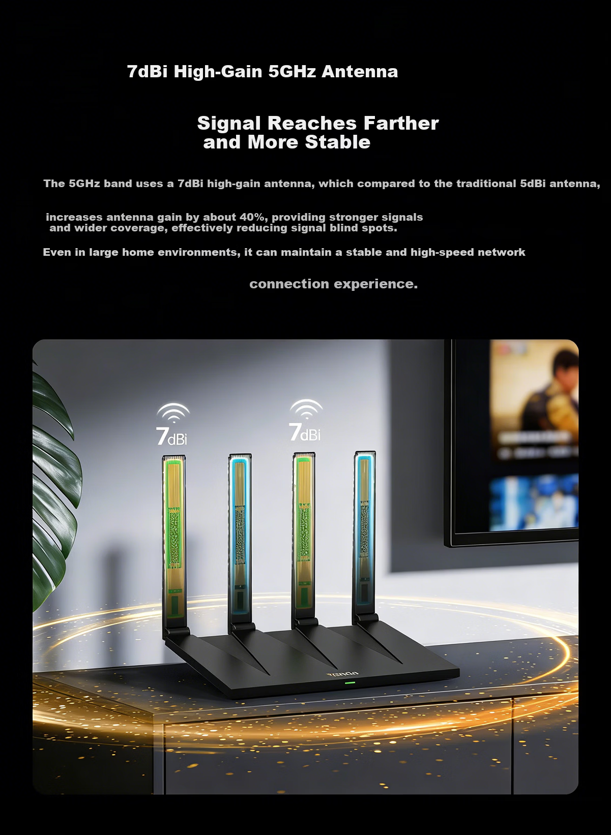 Tenda WiFi6+ Router [Taishan AX3000 Ultra] Gigabit Wall-Penetrating Signal Amplifier Enhanced Wireless Home AX12 Pro High-Performance Chip 1