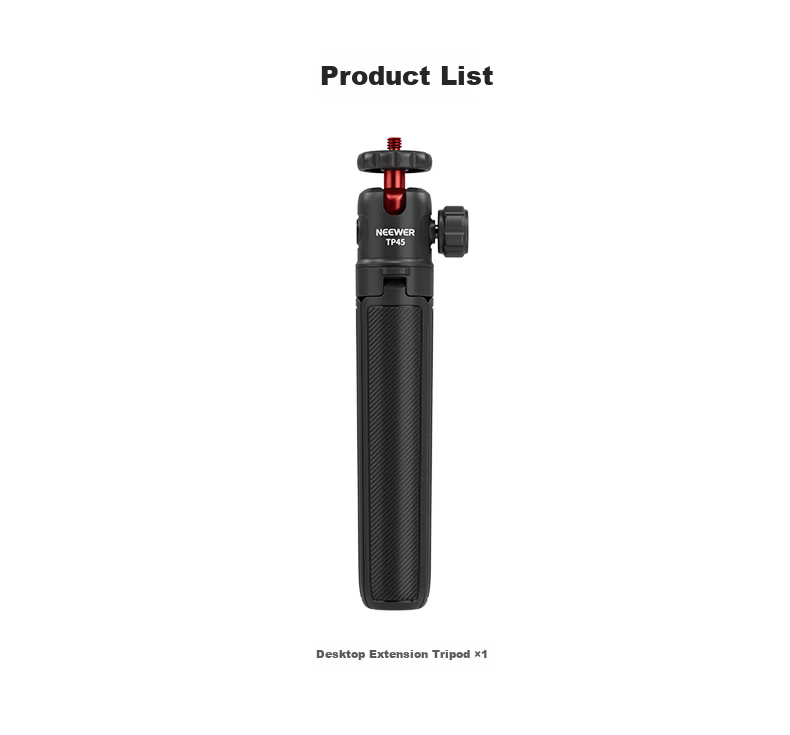 NEEWER Tripod Stand Compatible with DJI Pocket 4/3, Smartphone Selfie Stick, Floor Stand, Osmo Pocket Camera Extension Rod, Handheld Portable Tripod 7