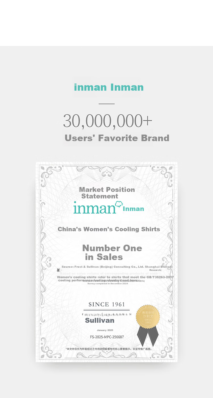 Inman Lyocell Tencel Women's Lightweight Shirt 2026 Summer New Blouse Top Light Gray Blue XL 63