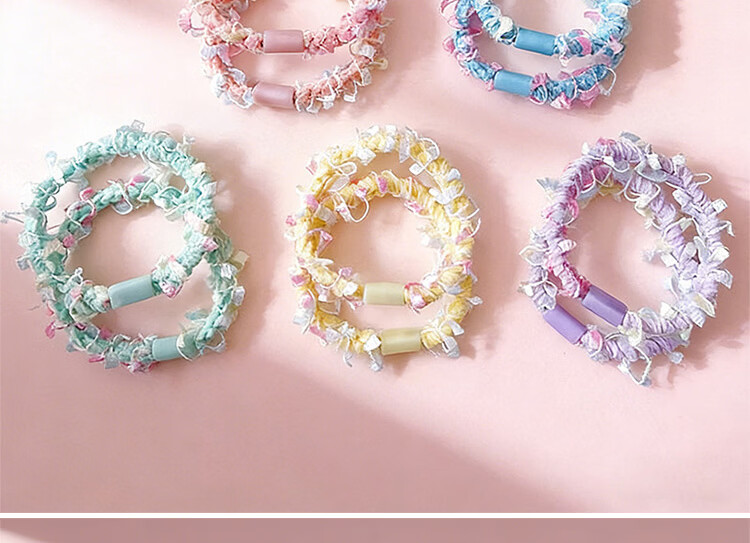 Princess Password Kids Hair Tie High Elasticity No Hair Damage Girls Hair Band Student Seamless Hair Rope Elastic Band 9