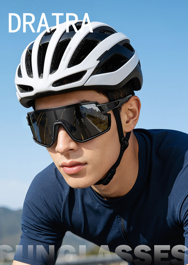 DRATRA Sports Cycling Glasses Unisex Windproof Marathon Protective Eyewear Bicycle Wind and Sand Sunglasses Father's Day Gift 1