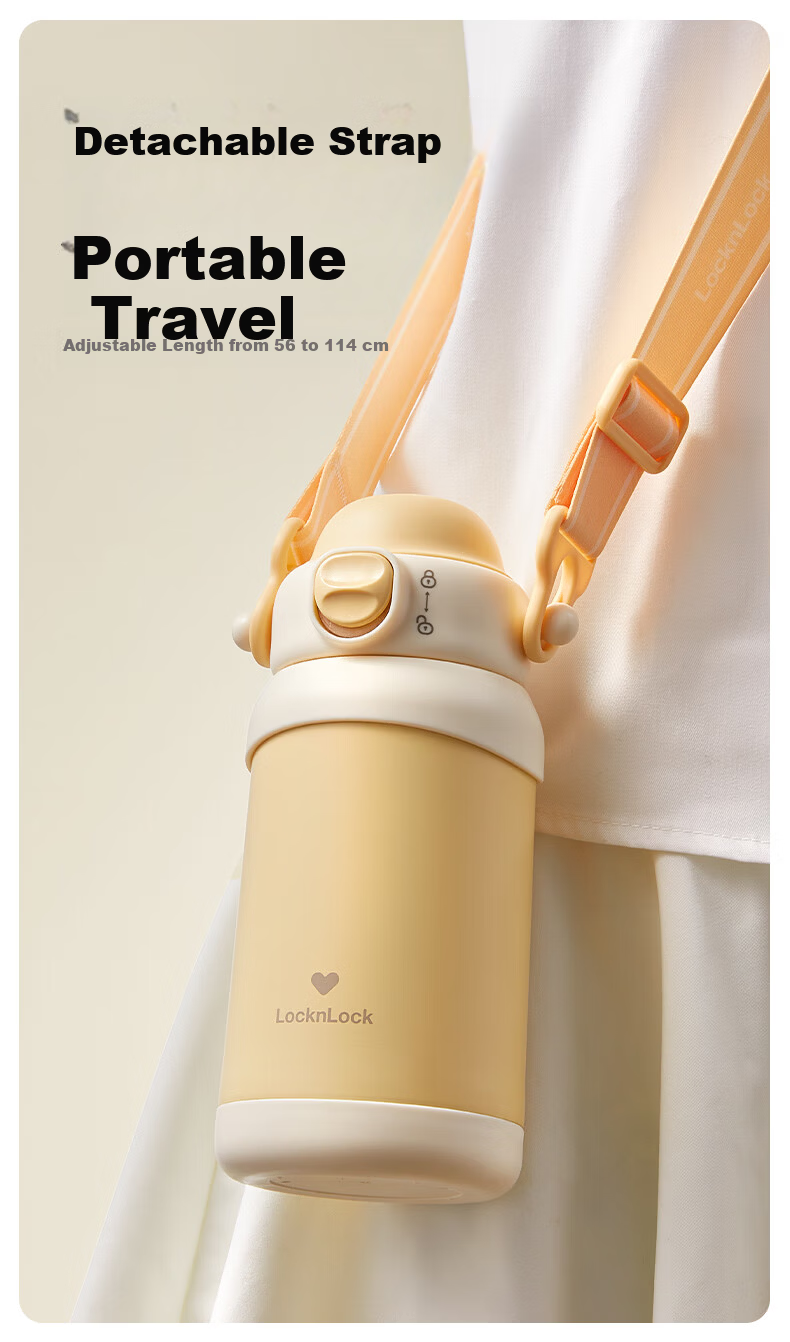 LOCK&LOCK Insulated Baby Water Bottle Large Capacity Children's Thermos Student School Cup 7