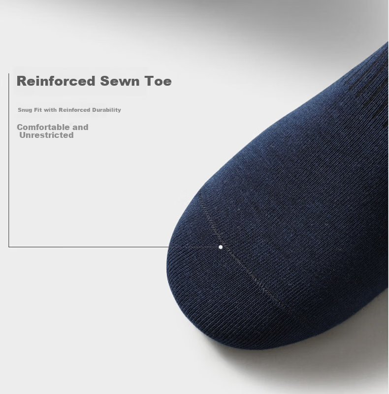 Mian Xiaonian Men's Short Cotton Socks Spring Summer [100% Pure Cotton 10A Antibacterial Deodorant] Sweat-Absorbing Breathable No-Show Socks 10 Pairs 12