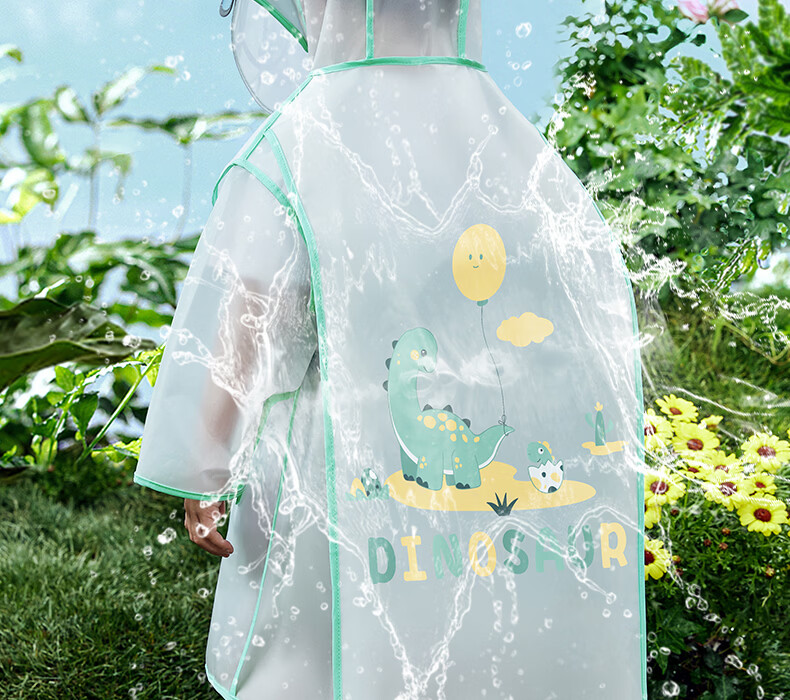 Betis Kids Raincoat Boys Girls Waterproof Rainwear Kindergarten Primary School Student Rain Poncho 8