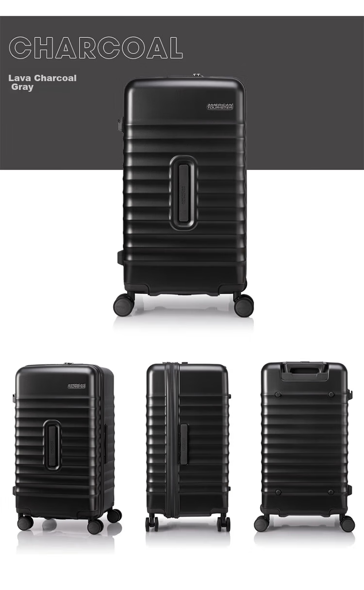Mei Travel 28-inch Large Capacity Deep Compartment Trolley Suitcase Durable PC Material Password Lock NN0 Purple 17