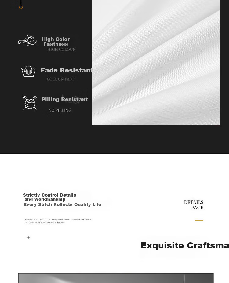 ZiiU Hotel Bedding Set 3-Piece Pure White Sheet Duvet Cover Pillowcase Silky Wrinkle-Resistant Durable 1.2m Bed White 11