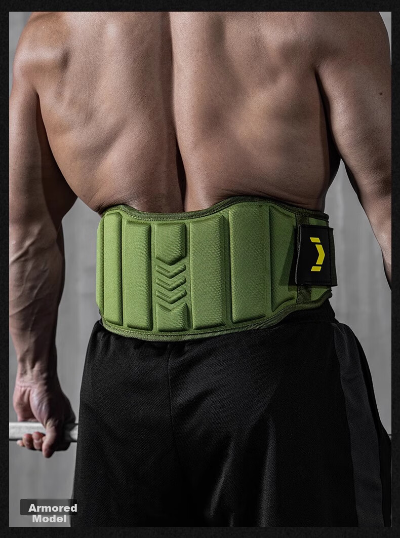 FITTER GEAR Men's Weightlifting Belt Powerlifting Squat Deadlift Training Support Belt 10