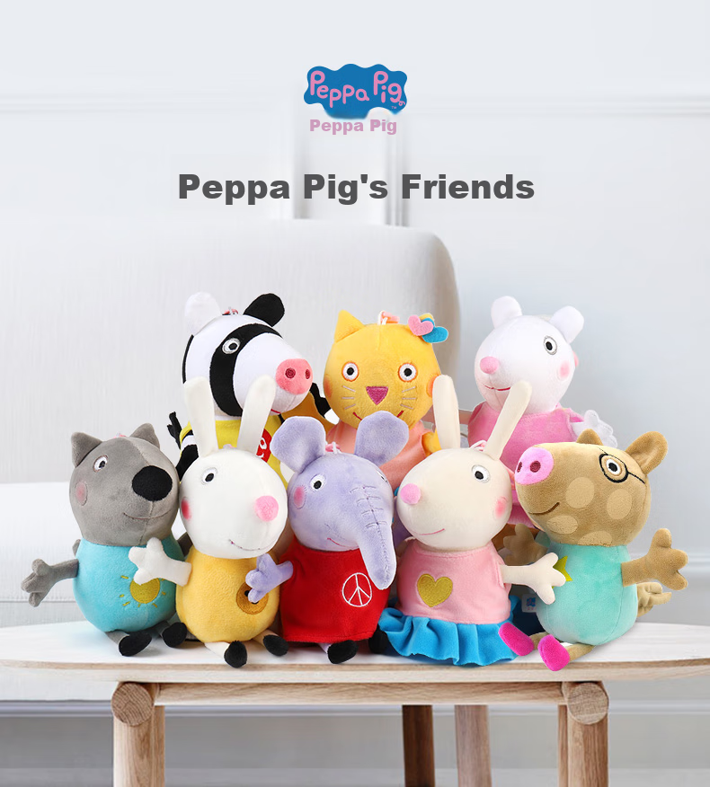 Xiaozhupeiqi Toy Plush Doll, Little Lamb Suzi Stuffed Animal, Children's Backpack Pendant, Birthday Gift for Kids over Three Years Old 2