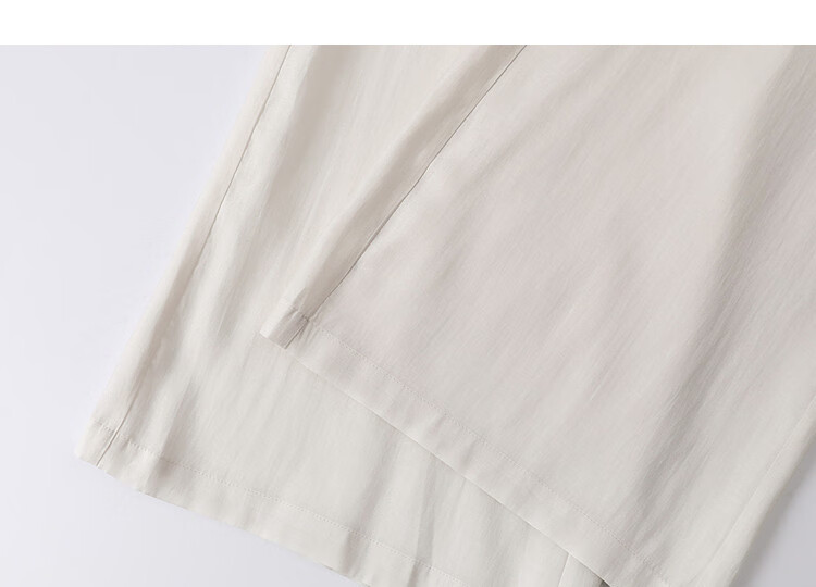 Demana [Refreshing Lyocell] Summer Minimalist White Moonlight Multi-Layer Pleated Flowing Slimming Wide-Leg Casual Pants for Women Premium 20