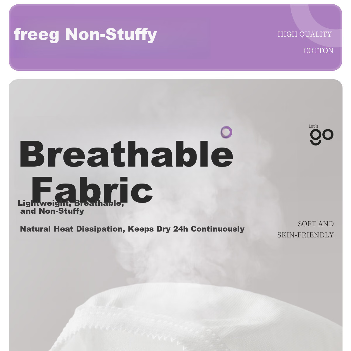 Freego Disposable Women's Cotton Sterile Postpartum Maternity Travel Antibacterial Underwear White L Size 20 Pieces 21