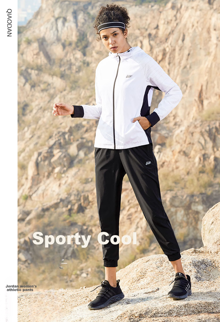 Jordan Women's Sports Pants Casual Summer Lightweight Breathable Quick-Dry Woven Jogger Tapered Pants 9