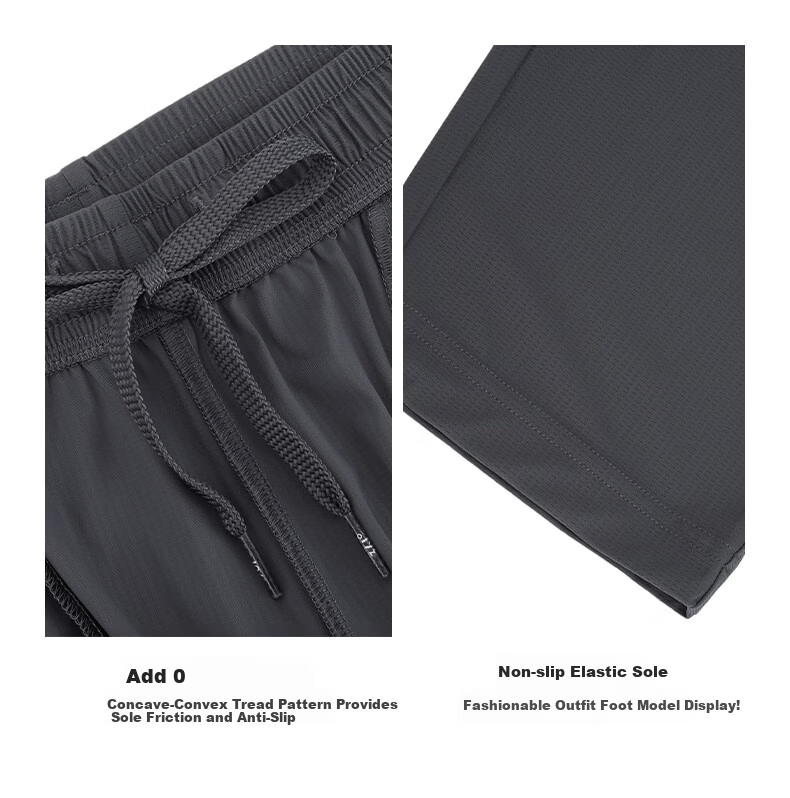 361° Men's Sports Pants Spring Summer Sun Protection Casual Sweatpants Running Loose Fit Cooling Straight Leg U-Shaped Pants 652614708-2 15