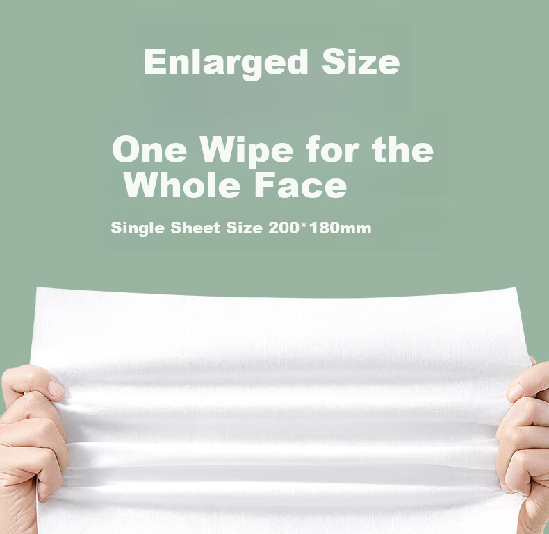 Cotton Deer Hanging Facial Towel Pure Cotton Xinjiang Cotton Soft Towel Disposable Facial Towel Dual-use Thickened 306 Sheets 2 Packs 11