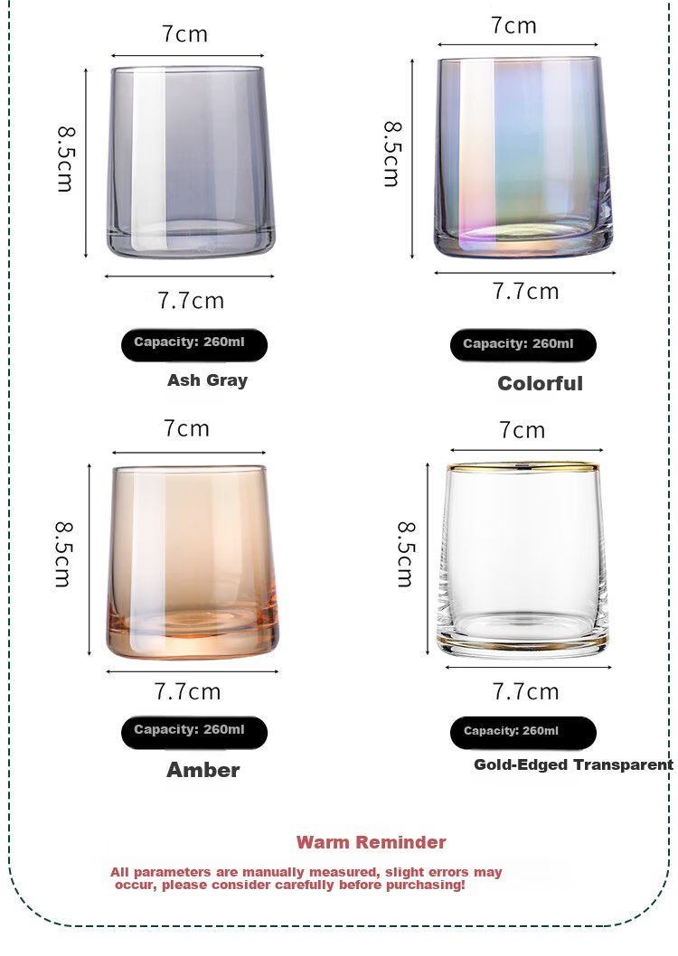 Banwu Life Glass Cup High-Value Wine Glass Crystal Creative Water Juice Cup Household Heat-Resistant Glass Cup 3