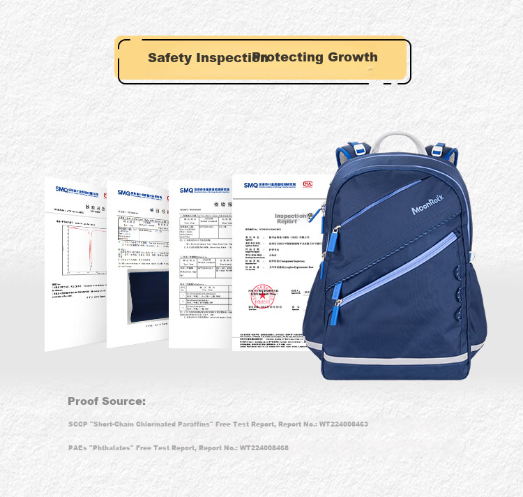 MoonRock Student Backpack for Grades 4-9, Unisex Children's Ergonomic Anti-Back Pain School Bag, Black 9