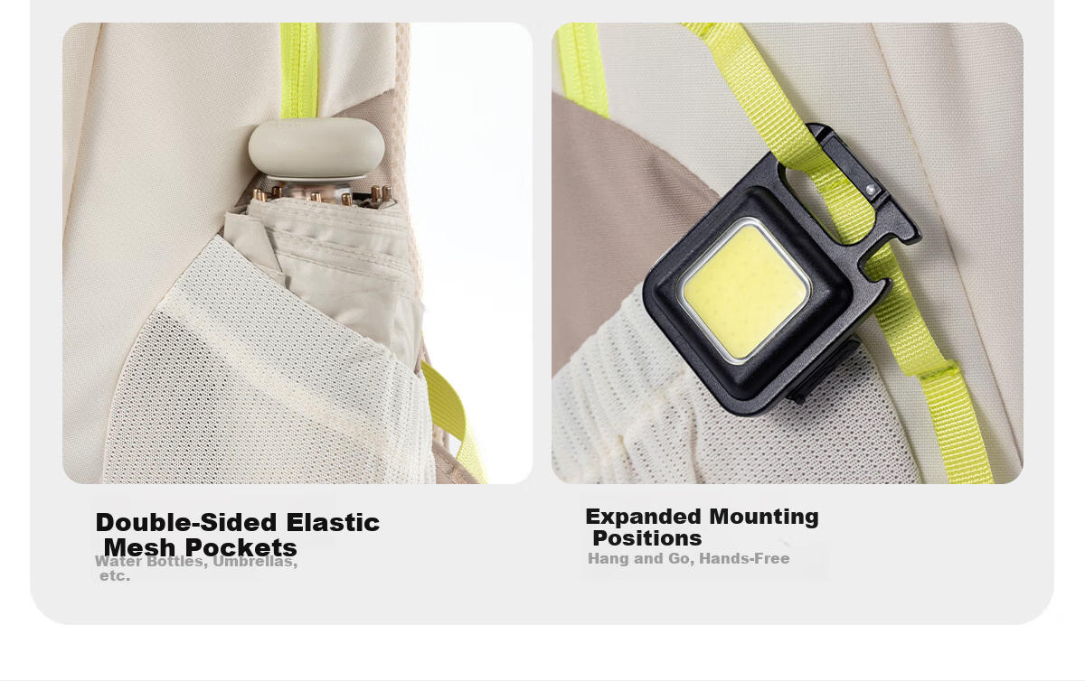 CAMEL Small Ice Cream Bag Lightweight Backpack Outdoor Sports Travel Shoulder Bag Lightweight Hiking Backpack 1070 7