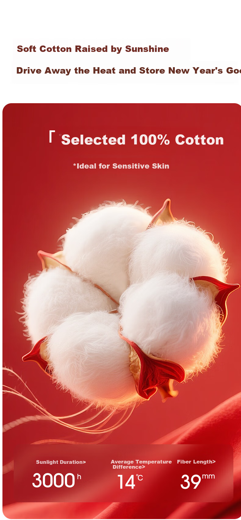 Miiow [100% Cotton Lucky Gift Box] Men's Autumn Thermal Underwear Set Pure Cotton Red Warm Long Johns for the Year of the Horse 4