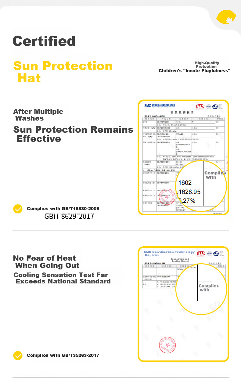 Lemon Baby Kids Sun Protection Hat Boys Girls Sports Open-Top Sun Hat Baby Child Sunshade Cap 21