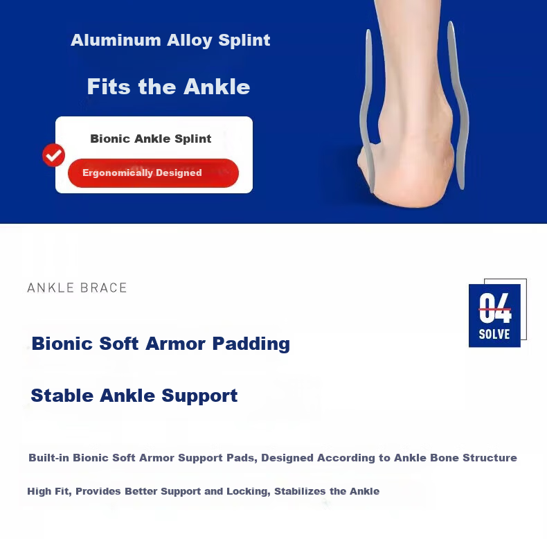 LI-NING Ankle Brace Support for Sprain Ligament Injury Protection Achilles Tendon Recovery for Kids 7