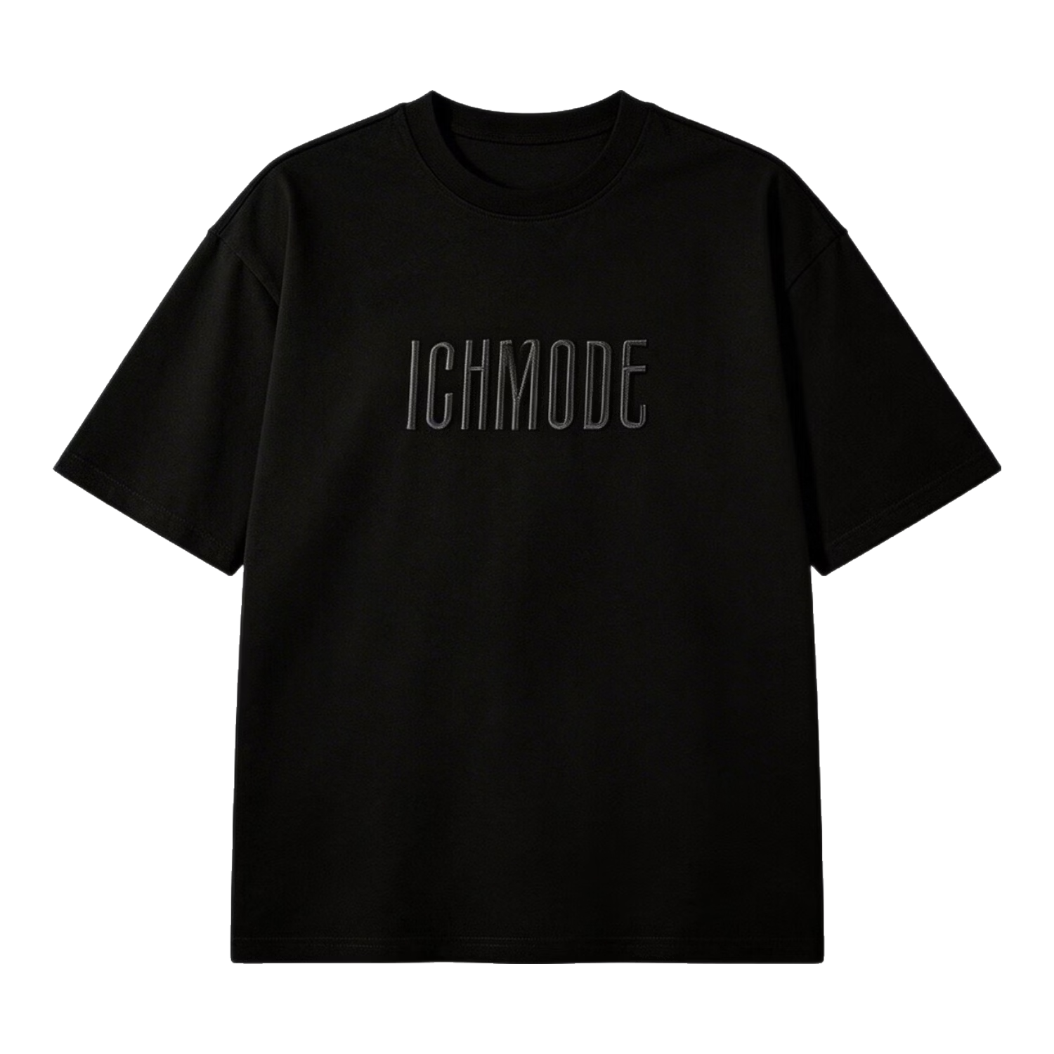 ICH MODE American Vintage Heavyweight Black Short Sleeve T-Shirt Women Summer New High Street Loose Half Sleeve Top Black M