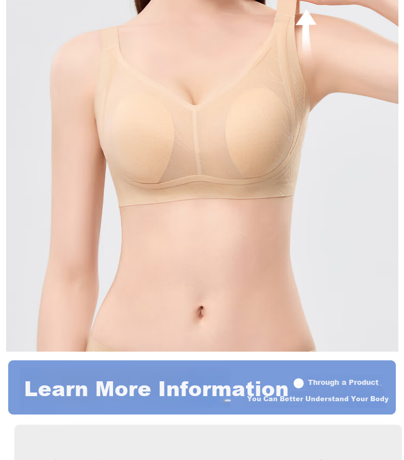 GRACEWELL Camellia Foundation Liquid Women's Summer Thin Seamless Lifting Soft Support Cooling Rabbit Ear Cup Bra Black 24