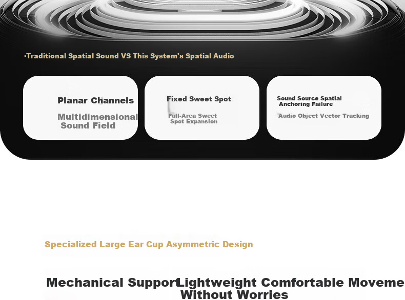 IKF Moonlight [LDAC Sound Quality] Bluetooth Clip-On AI Translation Earphones Wireless Open Bone Conduction Head Tracking Sports 2026 New Model Athens Black 24
