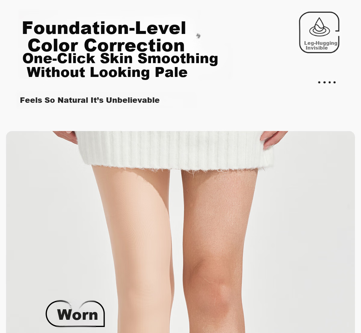 Sanduo Cotton Nine-Point Bare-Leg Magic Autumn Leggings Tights Women Skin Color Natural Color Thickened Fleece-lined Stockings 15