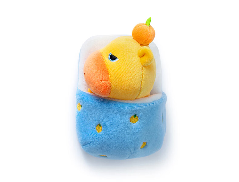Duoai Authentic Sleepy Capybara Lulu Plush Toy Keychain Couple Bag Pendant Birthday Gift 2