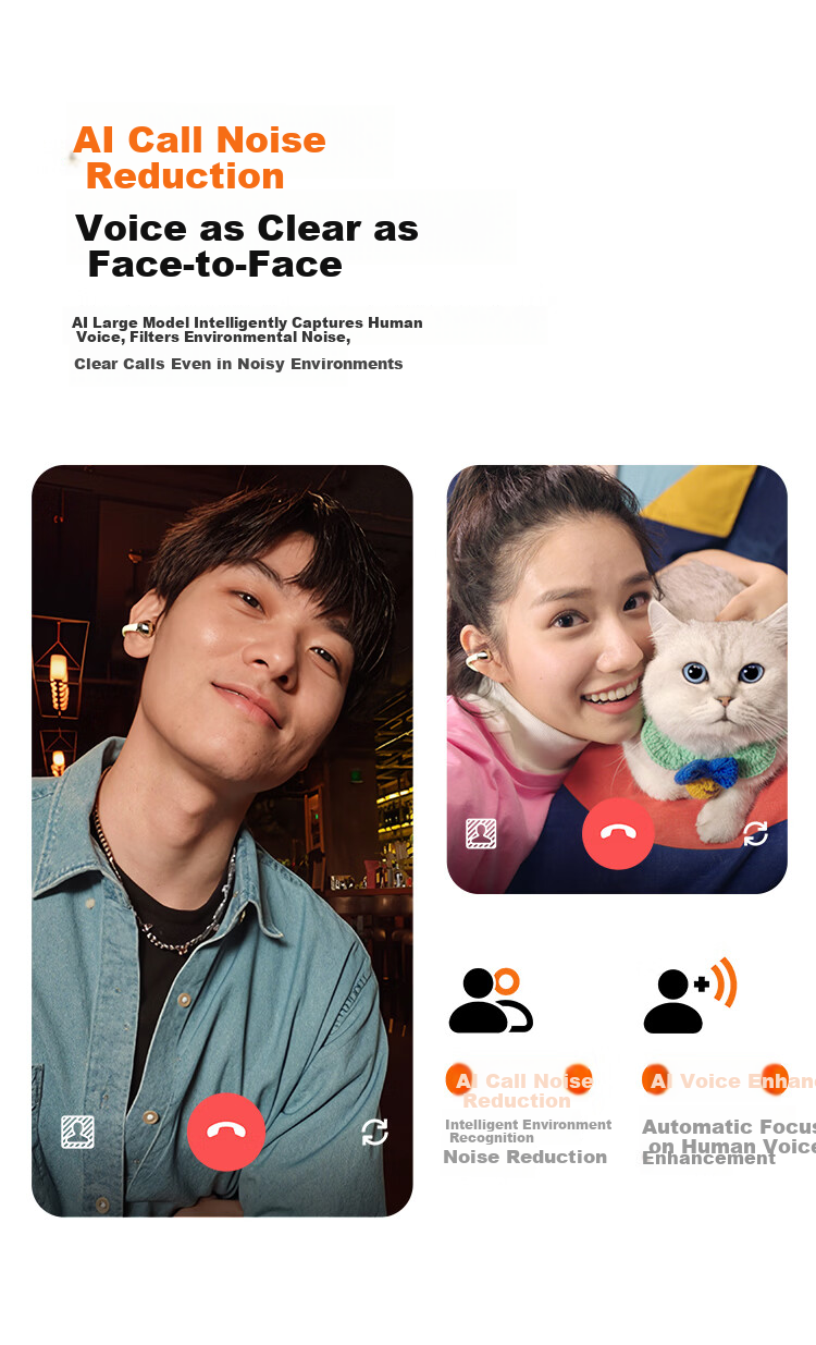 Linklike Ergonomic Certified Bluetooth Ear Clip-On Earphones 2026 Latest Model for Women Comfortable Long Wear Running 22