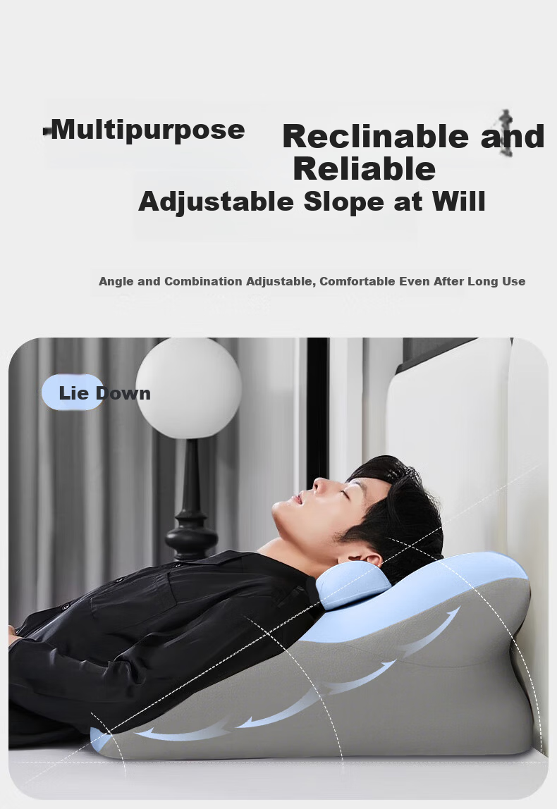 Mi Xiaoshu Bed Headrest Lumbar Pillow Bed Lounging Cushion Large Backrest Comfortable Pressure-Relief Lumbar Support Pillow 9