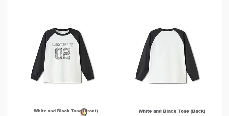Balabala Kids Long Sleeve T-Shirt Boys 2026 Spring Top Girls Base Shirt [Mall Same Style] 7